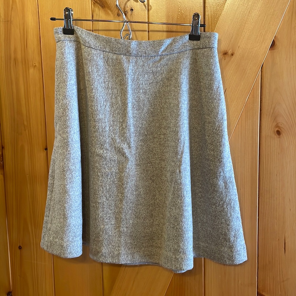 Banana Republic Heathered Wool Blend Skirt